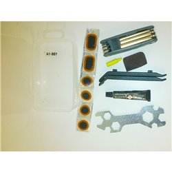 Cycle Tool Kit Folding tool tyre levers puncture kit spanner