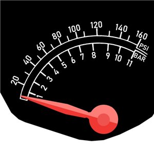 Vandorm Super Lite Alloy Floor Track Pump