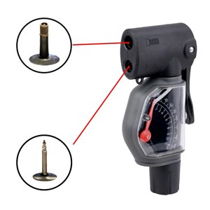 Vandorm Super Lite Alloy Floor Track Pump