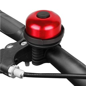 Pair of Lycaon Aluminium Small/Mini Bicycle Bike Bells Red