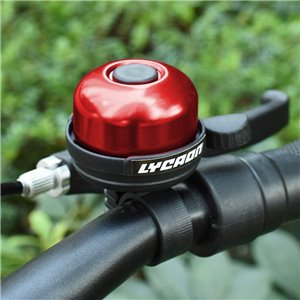 Pair of Lycaon Aluminium Small/Mini Bicycle Bike Bells Red