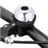 Pair of Lycaon Aluminium Small/Mini Bicycle Bike Bells Silver