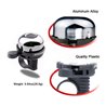 Pair of Lycaon Aluminium Small/Mini Bicycle Bike Bells Silver