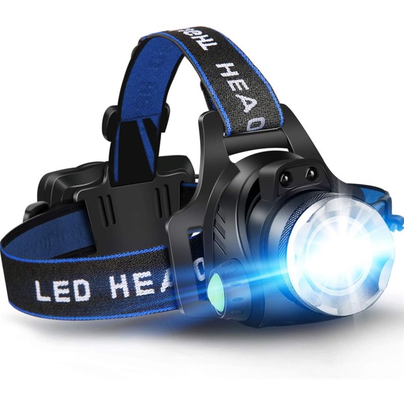LED Rechargeable Headlamp 4 Modes IPX4 Headband LED Rechargeable Headlamp 4 Modes IPX4 Headband