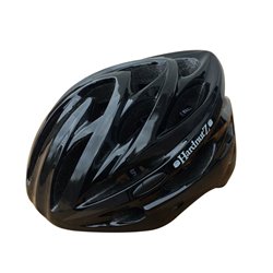 Hardnutz HN-103 Stealth Hi Vis Gloss Black Helmet 54-61cm
