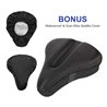 Anzome Gel Bike Seat/Saddle Cover for Med/Large Saddles