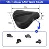 Anzome Gel Bike Seat/Saddle Cover for Med/Large Saddles