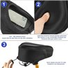 Anzome Gel Bike Seat/Saddle Cover for Med/Large Saddles