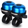 Pair of Lycaon Aluminium Small/Mini Bicycle Bike Bells Blue
