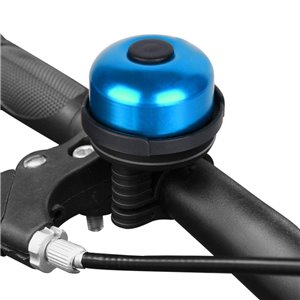 Pair of Lycaon Aluminium Small/Mini Bicycle Bike Bells Blue