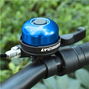 Pair of Lycaon Aluminium Small/Mini Bicycle Bike Bells Blue