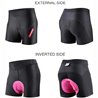 Skysper 3D Gel Womens Padded Cycling Underwear/Pants/Shorts Pink XL