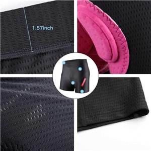 Skysper 3D Gel Womens Padded Cycling Underwear/Pants/Shorts Pink XL