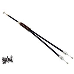 Savage Upper Rotor Flatland Brake Cable - Black - BMX
