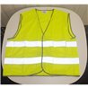 Wowow quality fluorescent hi-viz reflective safety vest large xl