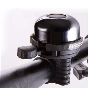 Pair of Lycaon Aluminium Small/Mini Bicycle Bike Bells Black