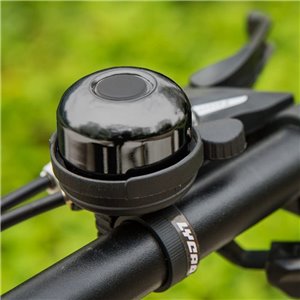 Pair of Lycaon Aluminium Small/Mini Bicycle Bike Bells Black