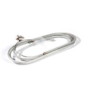 Fibrax Braded Brake Cable Long Sealed Ferrules Barrel