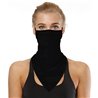 Biker Bandana Face Cover Neck Warmer Black Biker Bandana Face Cover Neck Warmer Black