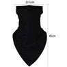 Biker Bandana Face Cover Neck Warmer Black Biker Bandana Face Cover Neck Warmer Black