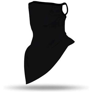 Biker Bandana Face Cover Neck Warmer Black