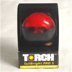 Torch Tail Bright Pro 5 LED Rear Red Light 3 Mode Seat Post Mount Lamp