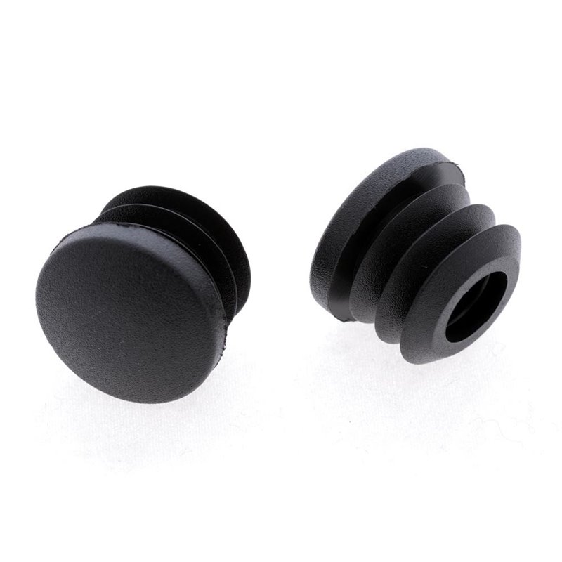 Fibrax Bar End Plugs Push Fit Black Pair
