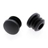 Fibrax Bar End Plugs Push Fit Black Pair