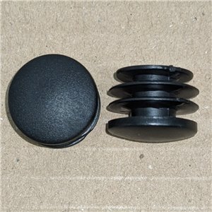 Fibrax Bar End Plugs Push Fit Black Pair