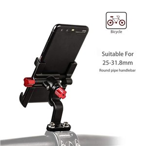 Lycaon 360 Aluminium Bike Handlebar Phone Mount Holder