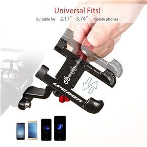 Lycaon 360 Aluminium Bike Handlebar Phone Mount Holder