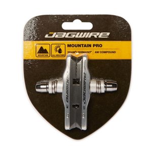 Jagwire Brake Block Mountain Pro Cartridge V-Brake Pads Silver