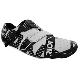 Bont Riot Buckle Road Cycling Shoes 42.5 White Black