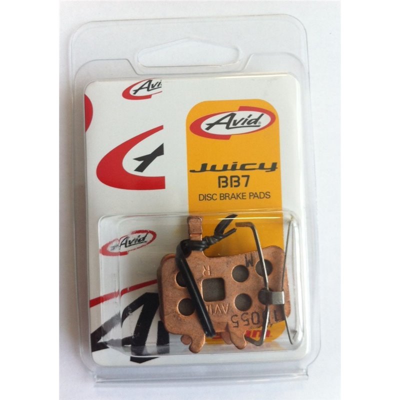 Avid Juicy BB7 Organic Pads Alloy Back Plate Not Compatible
