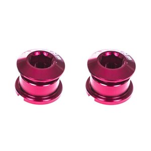 Raleigh RSP RCB002R Chainring Bolts, Red, Pair