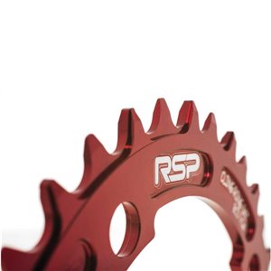Raleigh RSP Cling Ring Narrow Wide Chainring 30T 104 BCD Red