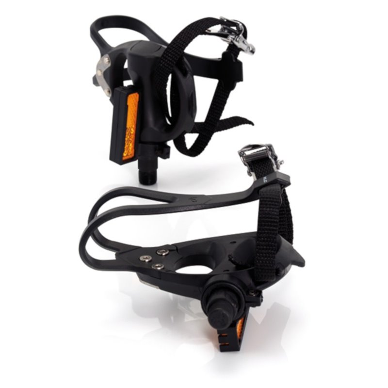 XLC PD-R01 Road Pedals with Toe Clip Black
