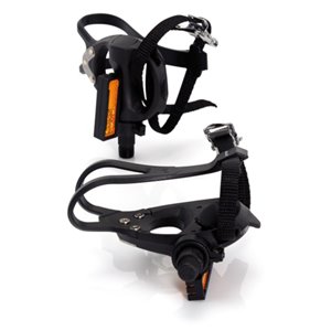 XLC PD-R01 Road Pedals with Toe Clip Black