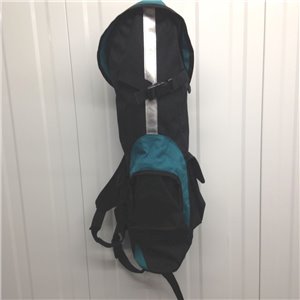HighGear Small Skateboard Carry Rucksack,- Black / Teal Green