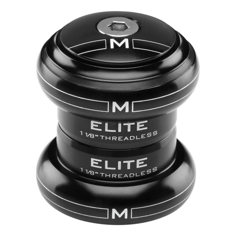 M Part Elite 1 1/8th Threadless Press in Headset Black