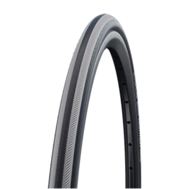 Schwalbe Right Run 24 x 1.0 inch Wheelchair Tyre Grey Stripes