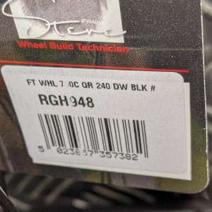 Raleigh Front 700c Wheel Mach1 240 36H Rim Brake QR