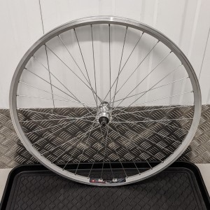 Raleigh Rear 700c Wheel Mach1 240 36H Rim Brake QR Silver