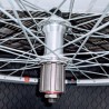 Raleigh Rear 700c Wheel Mach1 240 36H Rim Brake QR Silver