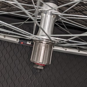 Raleigh Rear 700c Wheel Mach1 240 36H Rim Brake QR Silver