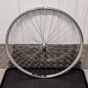 Raleigh Rear 700c Wheel Mach1 240 36H Rim Brake QR Silver