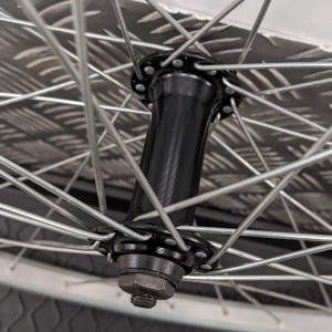 26in Front Wheel Mach1 M110 36H Silver QR Rim Brake