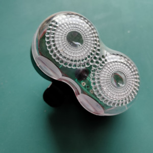 Torch FrontBright Flash 2 LED Front Light 4 Mode Bar Mount Lamp NOS