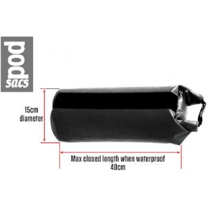 Planet X PODSACS Waterproof Handlebar Barrel Bag (7 Litre)