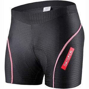 Skysper 3D Gel Womens Padded Cycling Underwear/Pants/Shorts Pink 2XL